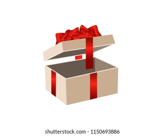 Gift box open