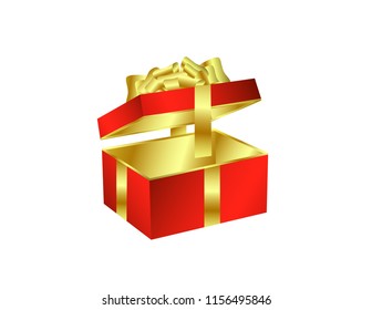 Gift box open