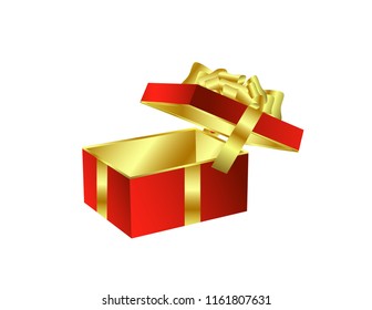 Gift box open