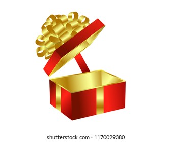 Gift box open