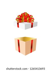 Gift box open