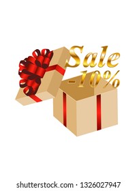 Gift box open sale -10%