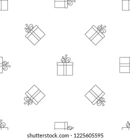 Gift box pattern seamless vector repeat geometric for any web design