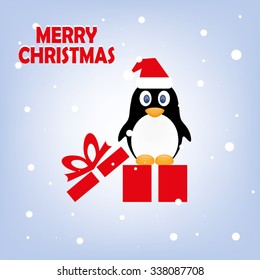 gift box penguin