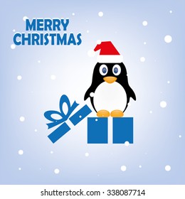 gift box penguin