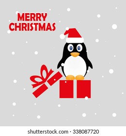 gift box penguin