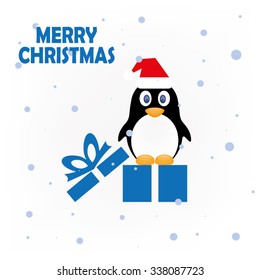 gift box penguin