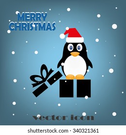 gift box penguin