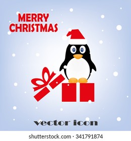 gift box penguin