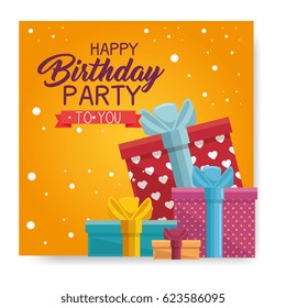 gift box present birthday card