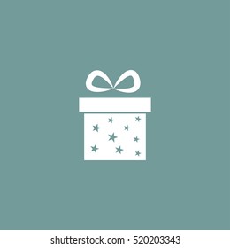 gift box, present, Christmas vector icon illustration, can be used for web and mobile design 