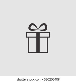 gift box, present, Christmas vector icon illustration, can be used for web and mobile design 