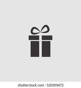 Gift Box, Present, Christmas Vector Icon Illustration, Can Be Used For Web And Mobile Design 