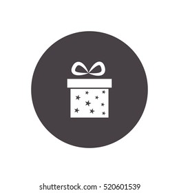 gift box, present, Christmas vector icon illustration, can be used for web and mobile design 
