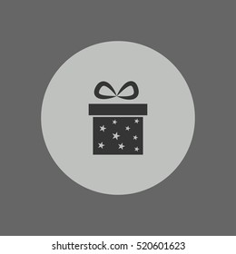 gift box, present, Christmas vector icon illustration, can be used for web and mobile design 