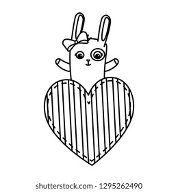 gift box present with cute rabbit