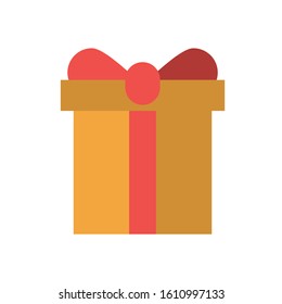 gift box present with hearts love a vector illustration design 