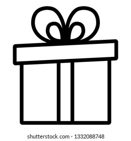 gift box present icon