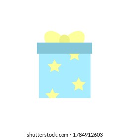 Gift box present icon. Simple color with outline vector elements of present icons for ui and ux, website or mobile application
