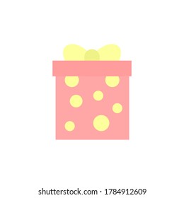 Gift box present icon. Simple color with outline vector elements of present icons for ui and ux, website or mobile application