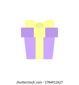 Gift box present icon. Simple color with outline vector elements of present icons for ui and ux, website or mobile application