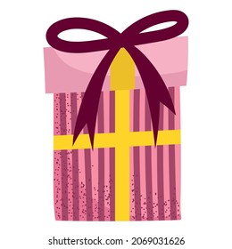 Geschenkbox mit Symbolstil
