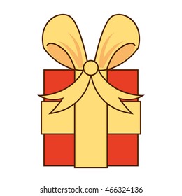 gift box present icon vector illustration design