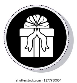 gift box present isolated icon vector illustration design