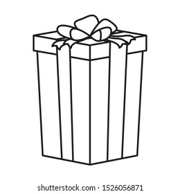 gift box present isolated icon vector illustration design