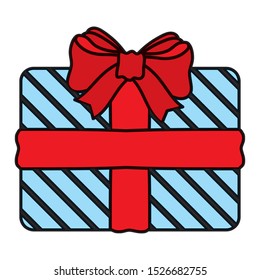 gift box present isolated icon vector illustration design