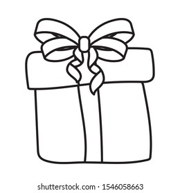 gift box present isolated icon vector illustration design