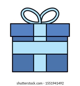 gift box present isolated icon vector illustration design