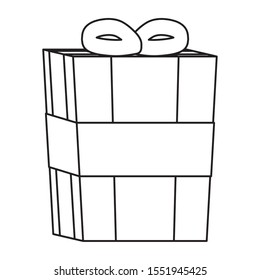 gift box present isolated icon vector illustration design