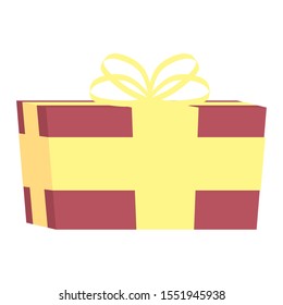 gift box present isolated icon vector illustration design