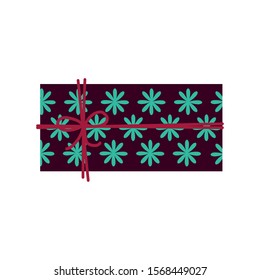 gift box present isolated icon vector illustration design