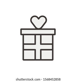 gift box present isolated icon vector illustration design