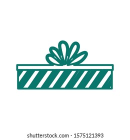 gift box present isolated icon vector illustration design