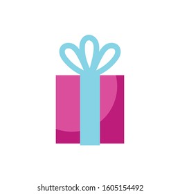 gift box present isolated icon vector illustration design