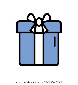 gift box present isolated icon vector illustration design