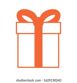 gift box present isolated icon vector illustration design