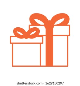 gift box present isolated icon vector illustration design