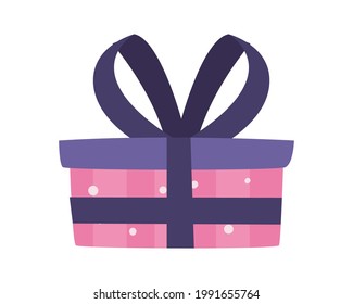 gift box present isolated icon