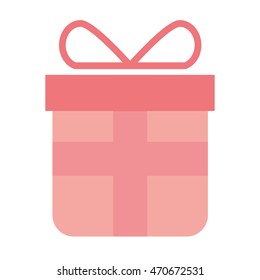 gift box present isolated icon vector illustration design