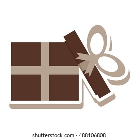 gift box present isolated icon vector illustration design