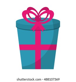 gift box present isolated icon vector illustration design