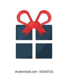gift box present isolated icon vector illustration design