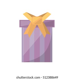 gift box present isolated icon vector illustration design