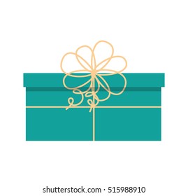 gift box present isolated icon vector illustration design