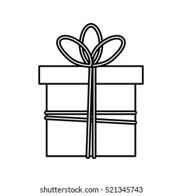 gift box present isolated icon vector illustration design