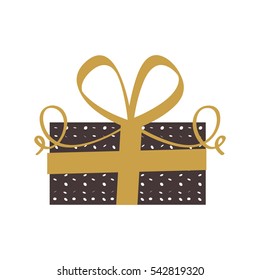 gift box present isolated icon vector illustration design